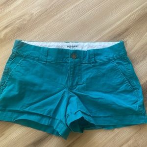 Deep teal old navy shorts size 0
